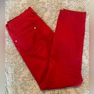 VENUS Red Women Straight Leg Jeans